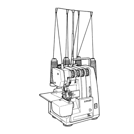 Singer 14U 34B Operator's Manual