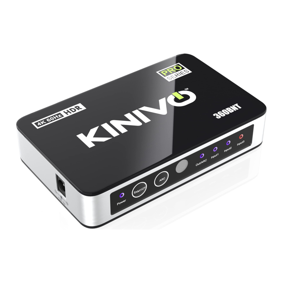 Kinivo 360BNT Manual