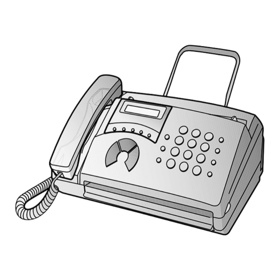 Sharp UX-60 Operation Manual