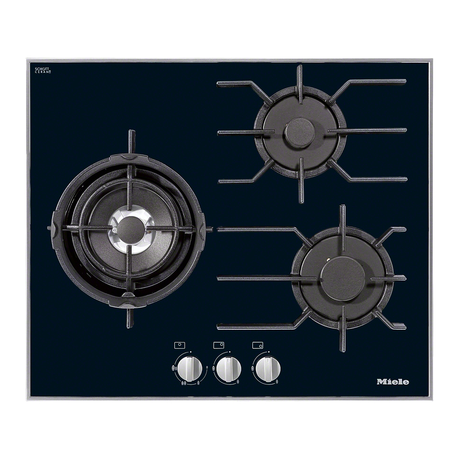 Miele KM 3014 Operating And Installation Instructions