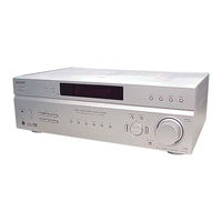 Sony STR-K785 Service Manual