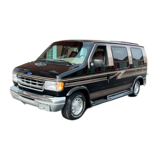 Ford 1997 E150 Owner's Manual