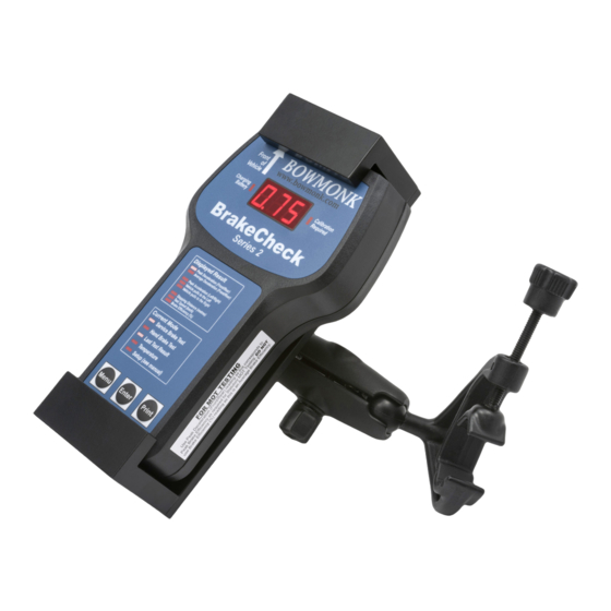 Bowmonk BrakeCheck Series 2 User Manual