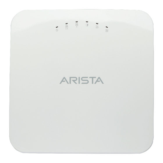 Arista C-250 Quick Start Manual
