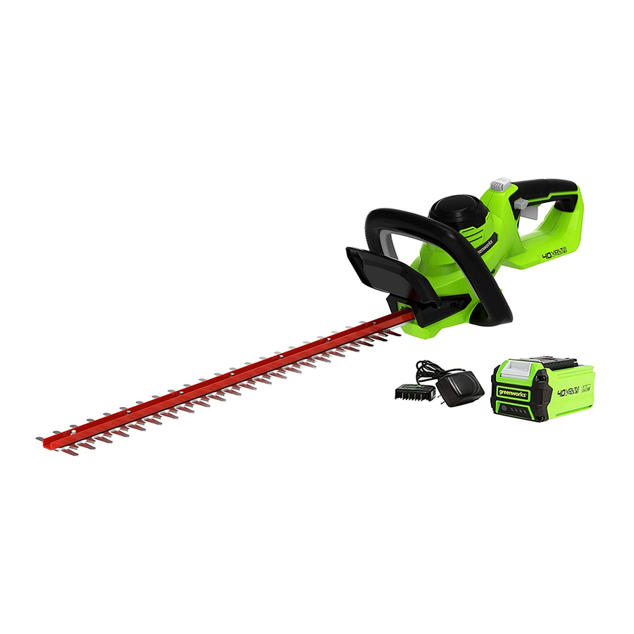 GreenWorks G40HT Manuals