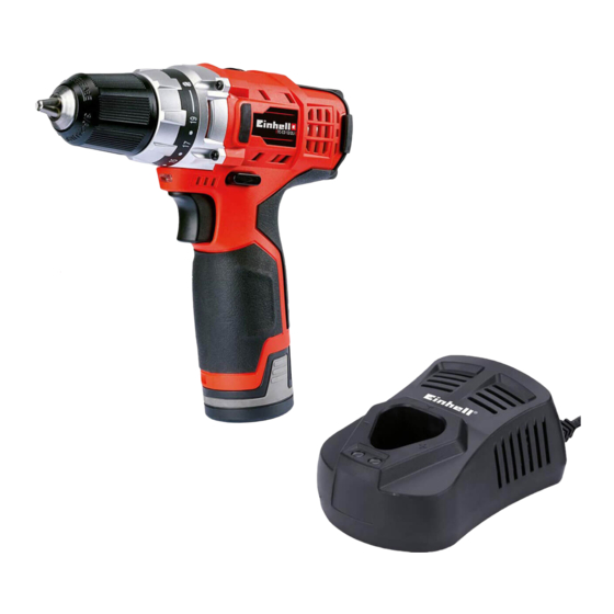 EINHELL TC-CD 12/2 Li Original Operating Instructions