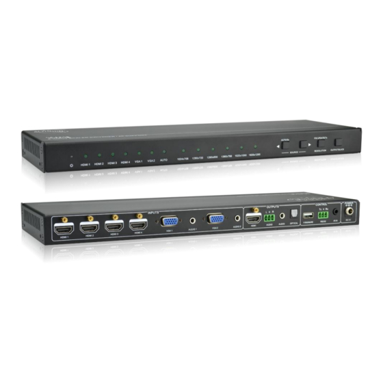 User Manuals: Altimium SCA61E HDMI Scaler Selector
