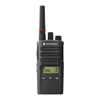Motorola solutions XT400 Series Quick Start Manual