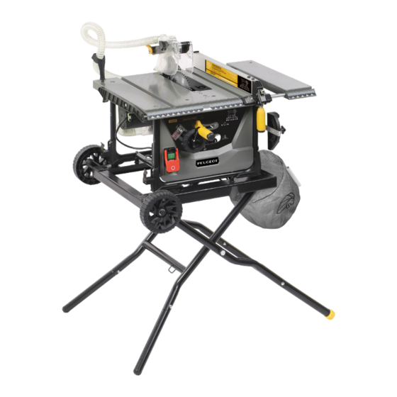 PEUGEOT EnergySaw-216ASP Manual