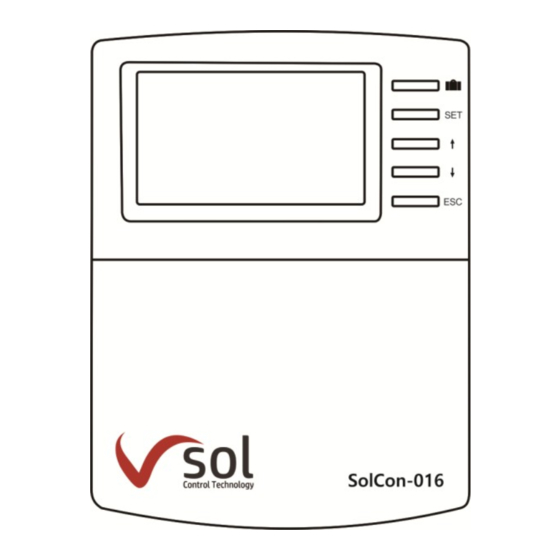 Sol SolCon-016 Operation Manual