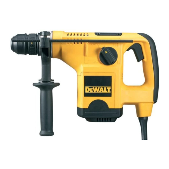 DeWalt D25404 Instruction Manual