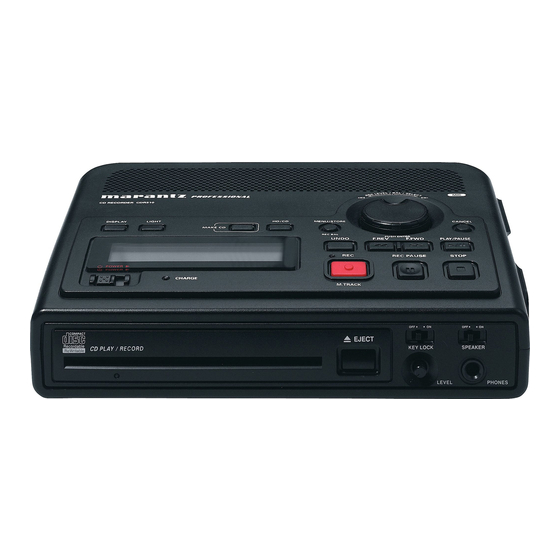 Marantz CDR310 User Manual