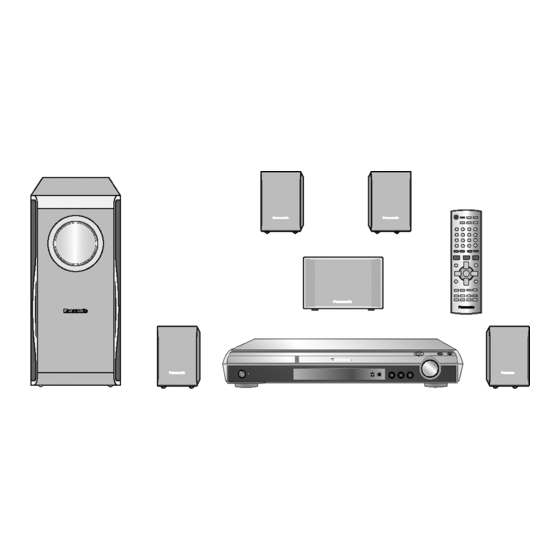 Panasonic SA-HT340GC Manuals