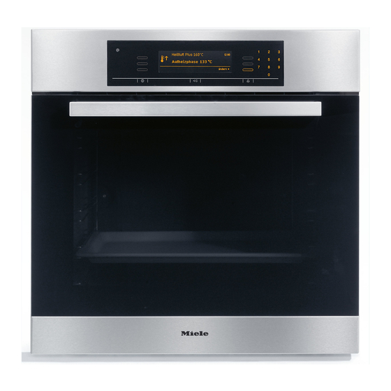 Miele H 5681 BP Operating And Installation Instruction