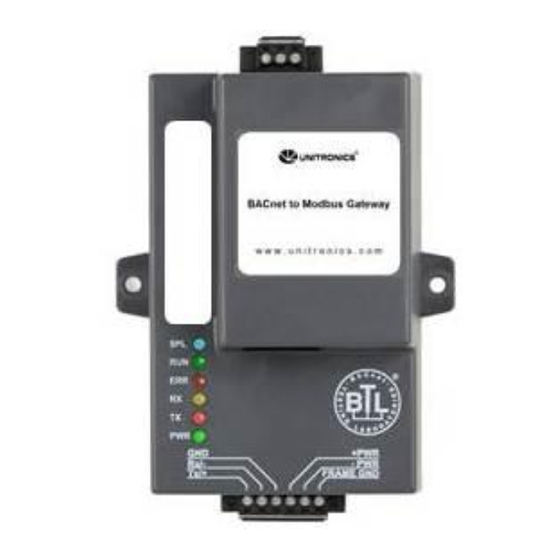 Unitronics GW-BAC1 User Manual