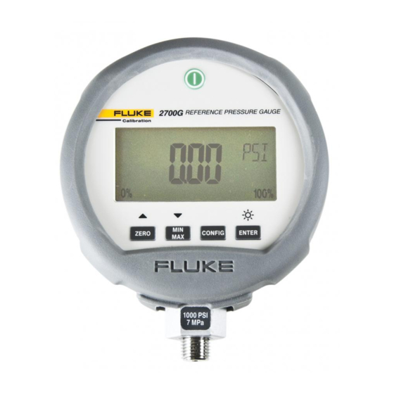 Fluke 2700G Series User Manual