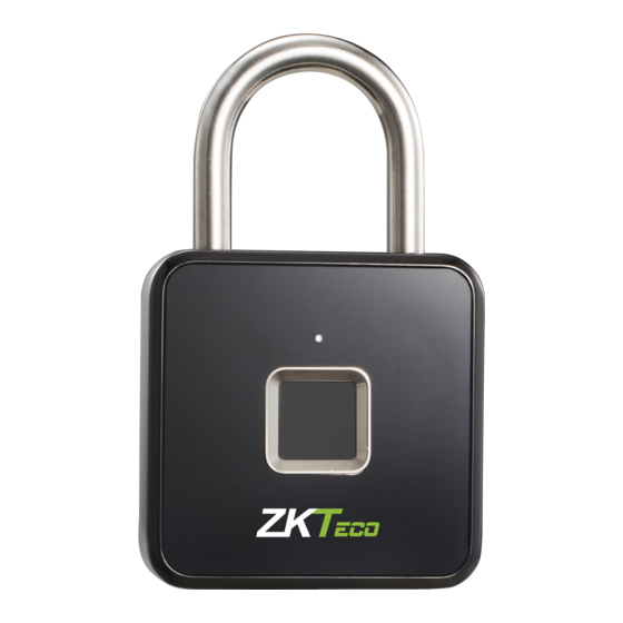 ZKTeco Padlock User Manual