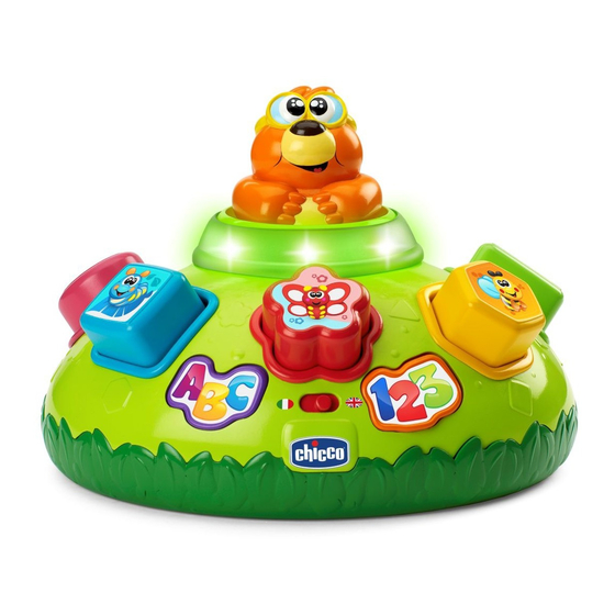 Chicco Sam the Mole Pop Up Instructions For Use