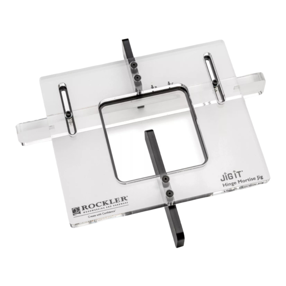 Rockler JIG IT Instructions