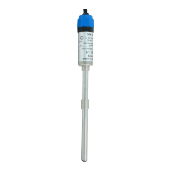 GREISINGER GTF 101-Ex Series Operating Manual