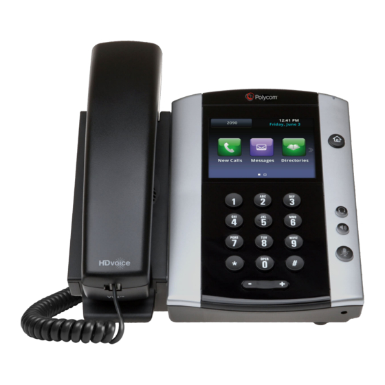 Ritter Polycom VVX500 Quick Start Manual