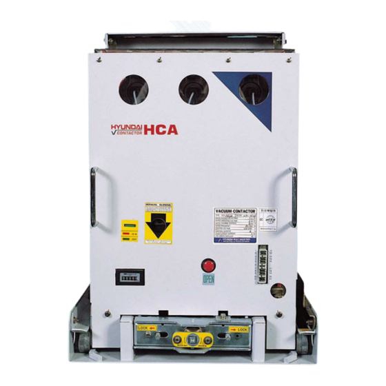 Hyundai Heavy Industries HCA Series Manuals