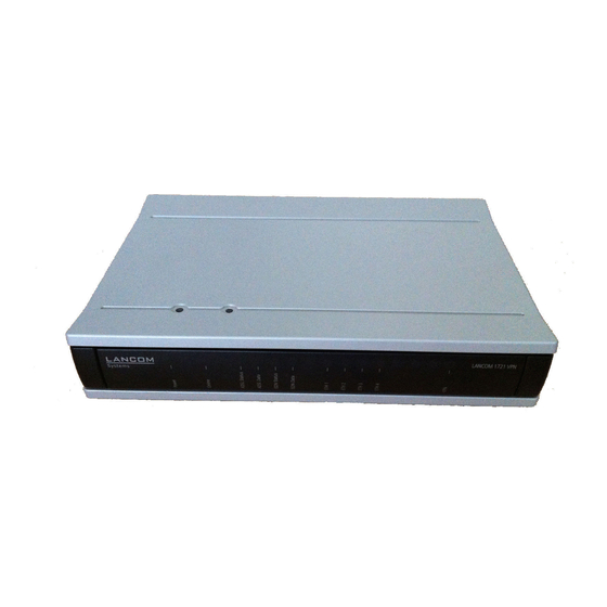Lancom 1721 VPN Manual