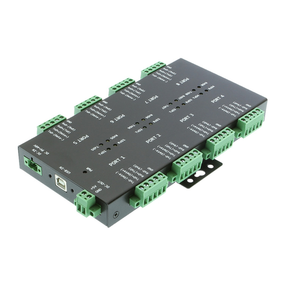 CoolGear USB2-8COMi-TB Quick Start Manual