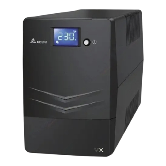 Delta VX Series Installation & Operation Quick Manual