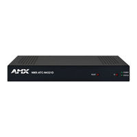 Harman AMX NMX-ATC-N4321D Quick Start Manual