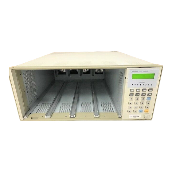Chroma 6330 Series Operation Manual
