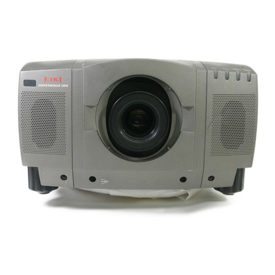 Eiki Multimedia Projector LC-X1UA Owner's Instruction Manual