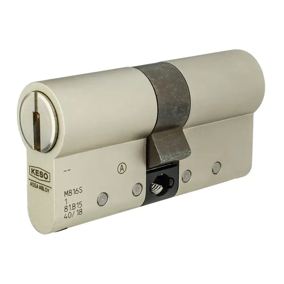 Assa Abloy KESO Instructions For Use