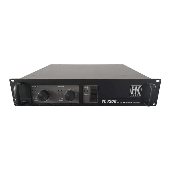 Hk audio VC 1200 Manuals | ManualsLib