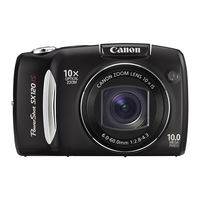 Canon SX120IS - PowerShot 10MP Digital Camera User Manual