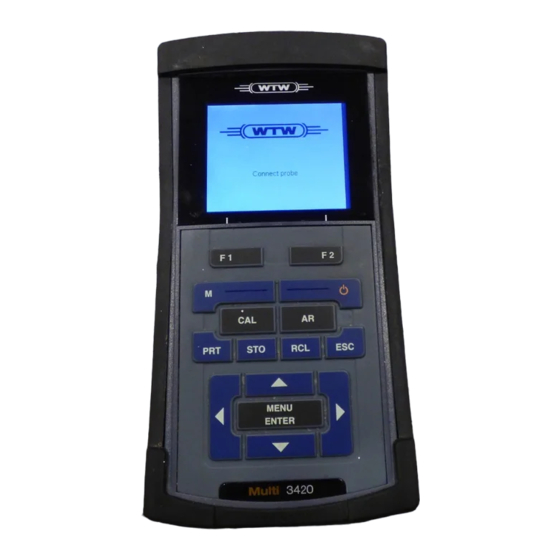 wtw Multi 3420 Operating Manual