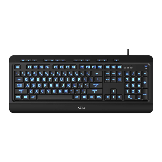 Azio KB505U User Manual