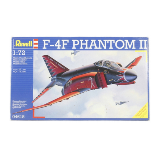 REVELL F-4F PHANTOM II ASSEMBLY MANUAL Pdf Download | ManualsLib