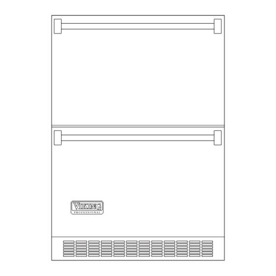 Viking Freestanding Refrigerated Drawer Use & Installation Manual
