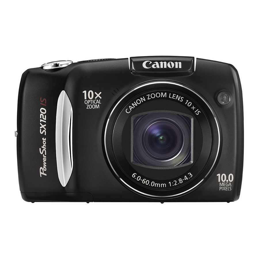 Canon PowerShot SX120 IS Owner's Manual