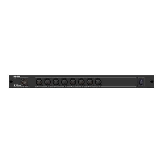 Lite-Puter DP-81 II DMX-512 User Manual