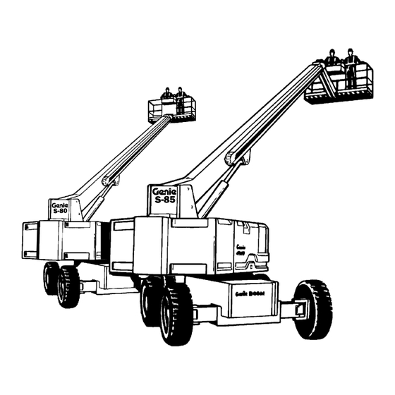 Genie Industries S-80 Service Manual