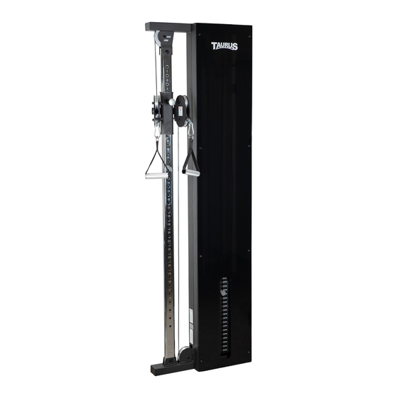 Taurus Single Pulley Design Line TF-PULL-SINGLE Assembly And Operating Instructions Manual