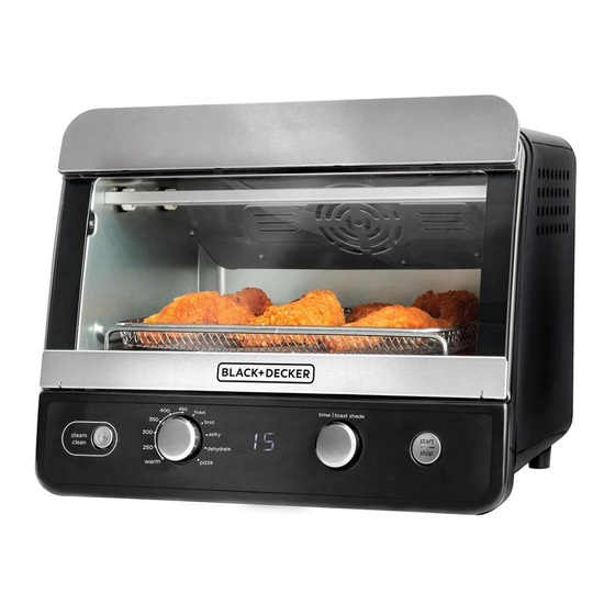 Black+Decker CrispnBake TOD6020B Use And Care Manual