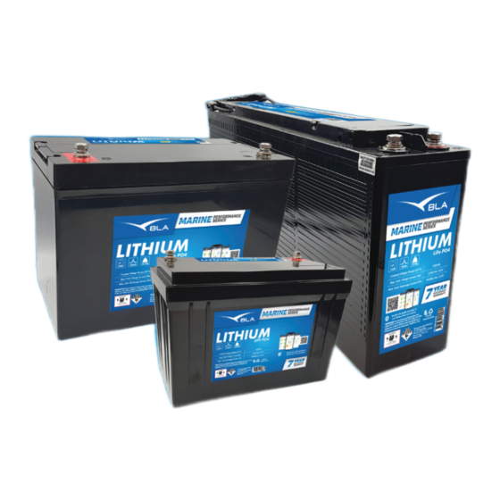 Marine LITHIUM LiFePO4 Instruction Manual