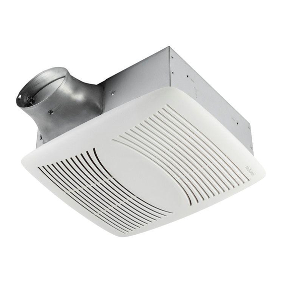 Broan NuTone EZ80N Installation Manual