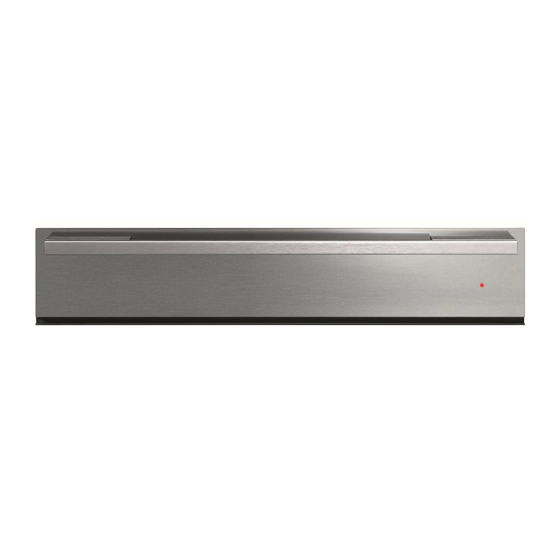 User Manuals: Fisher & Paykel WB60SDE Warming Drawer