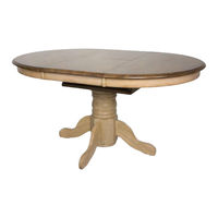 Sunset Furniture Sunset Trading DLU-BR-TP-4260-GO-T&B Assembly Instructions
