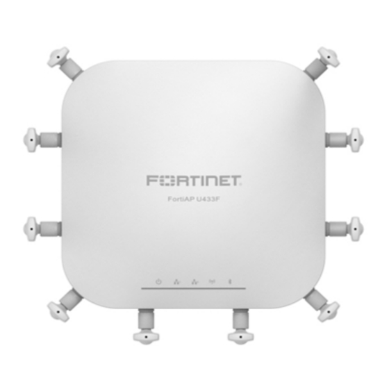 Fortinet FortiAP U433F Quick Start Manual