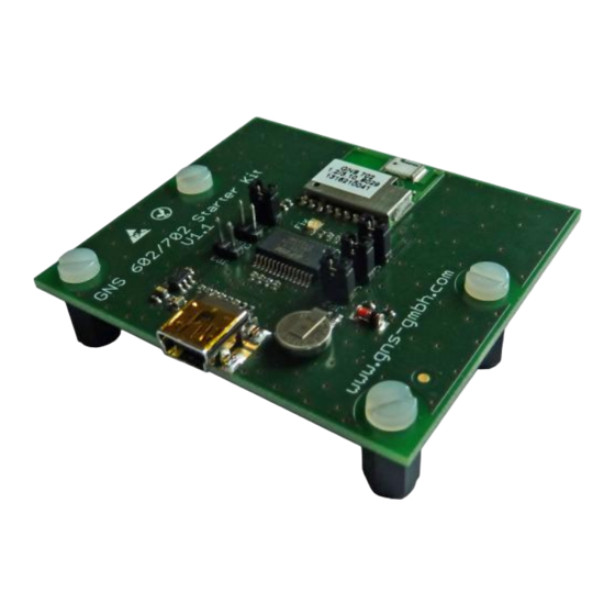 GNS 702 StarterKit Manuals